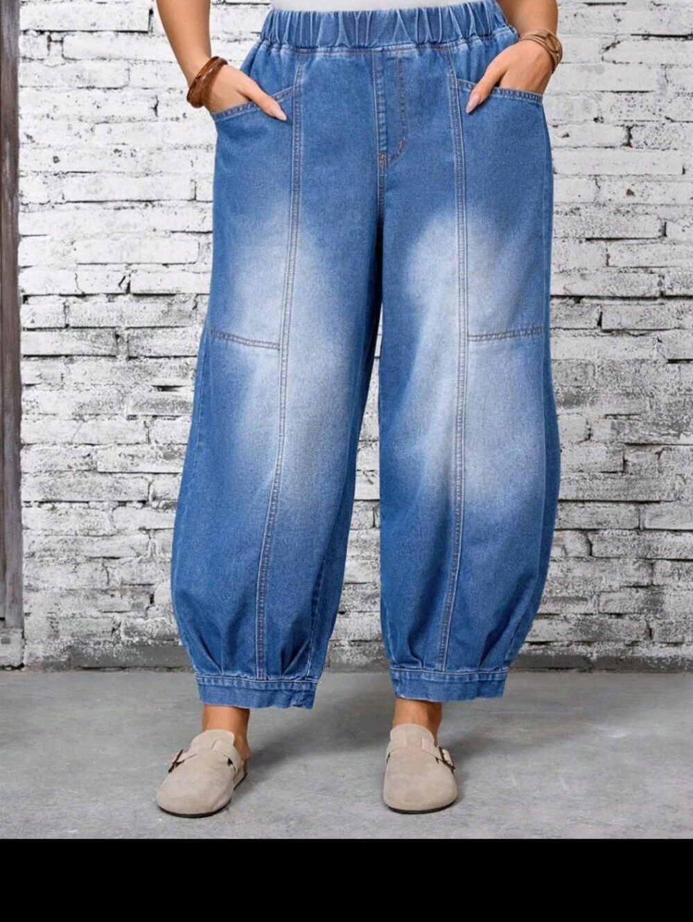 BRAND NEW *** Relaxed Blue Denim Jeans for Women - Picture 2 of 3